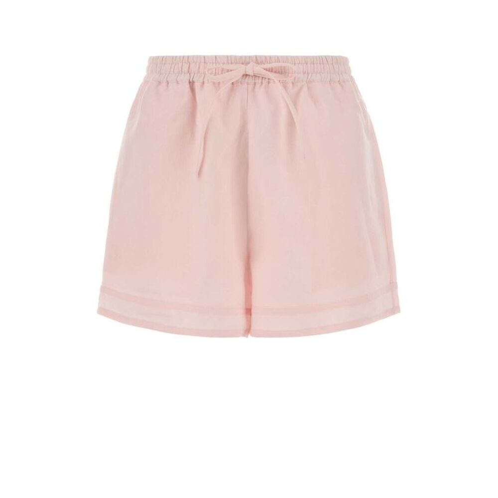 Le Kasha Women Pink Linen Shorts